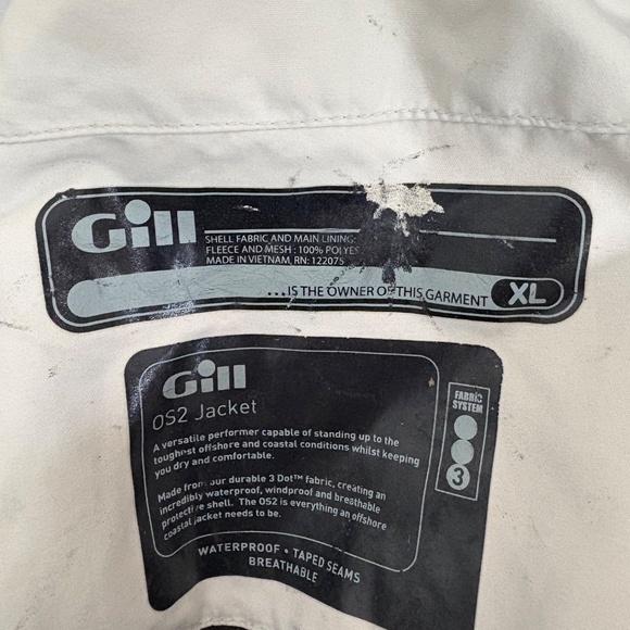 Gill Men’s OS2 Offshore Jacket - Picture 3 of 5